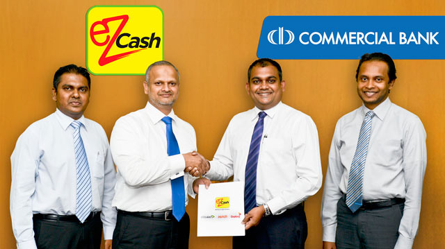 eZ Cash Withdrawal at Commercial Bank ATMs