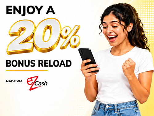 Get 20% Bonus Reload